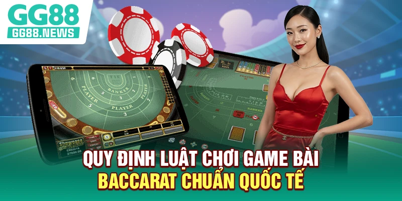 Quy định luật chơi game bài Baccarat chuẩn quốc tế